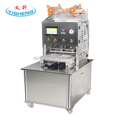 ποιότητας  Custom Type Plastic Beverage Cup New Atmosphere Modified Nitrogen Gas Tray Sealer Packaging Machine εργοστάσιο